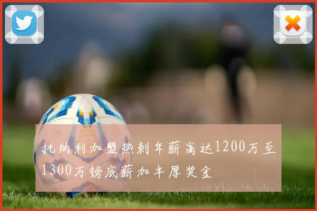 托纳利加盟热刺年薪高达1200万至1300万镑底薪加丰厚奖金